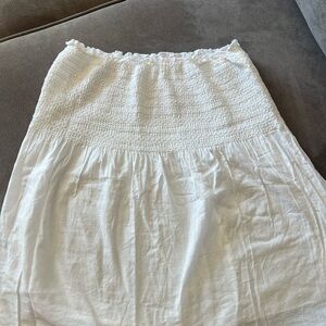 Elegant White Women's Skirt